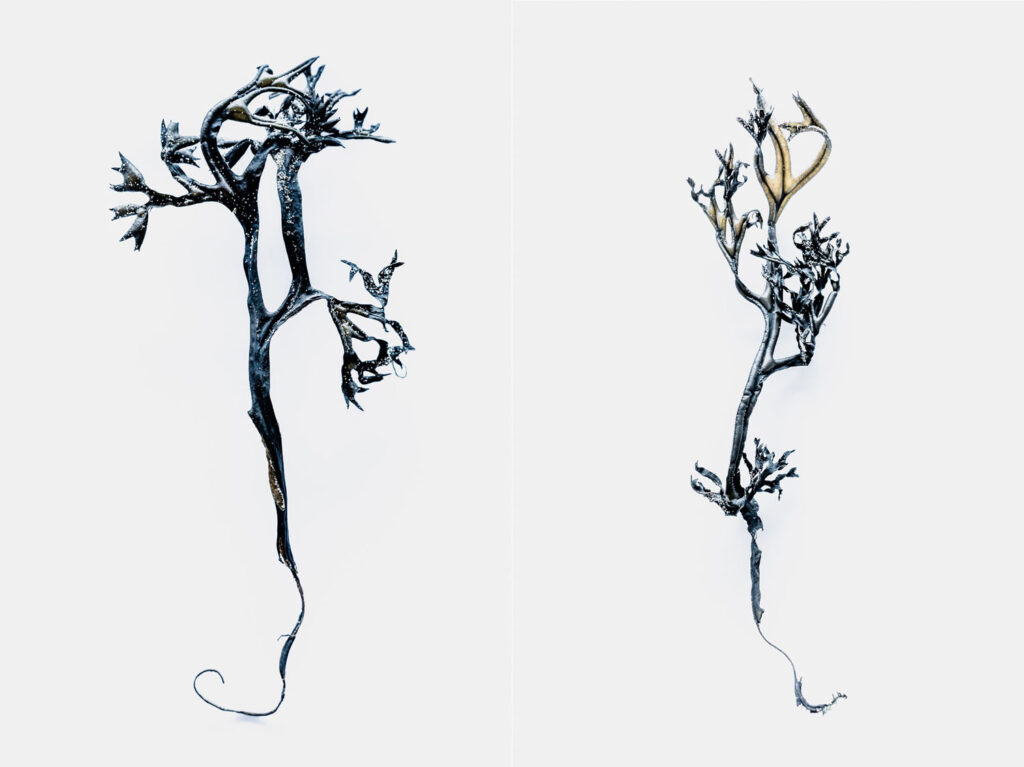 Sirène organique ou totem de la mer.