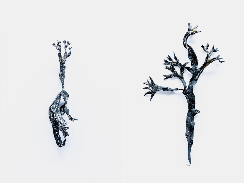 Sirène organique ou totem de la mer.