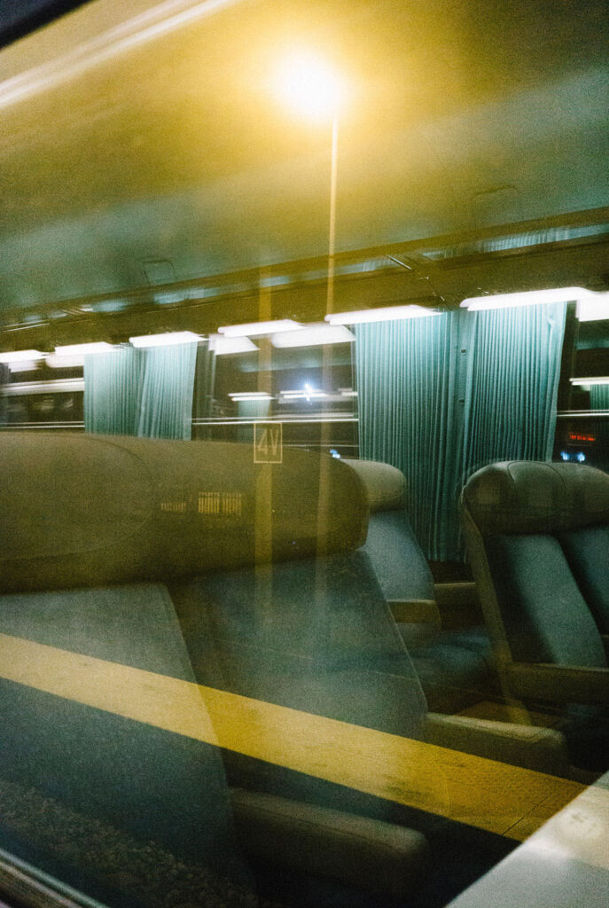 Balade matinale au bord d'un train entre Bayonne et Bordeaux